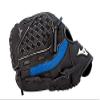 Mizuno GPP1050Y3RY Prospect Series PowerClose Baseball Gloves, 10.5", Left Hand Throw, Black/Royal Tartan Flex Web view 2