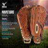 Mizuno GPP1050Y3RY Prospect Series PowerClose Baseball Gloves, 10.5", Left Hand Throw, Black/Royal Tartan Flex Web view 4