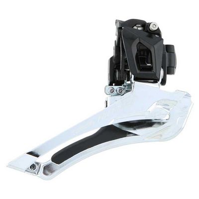 Shimano 105 FD-R7000 105 11-Speed Toggle Front derailleur, Double 28.6/31.8 mm, Black