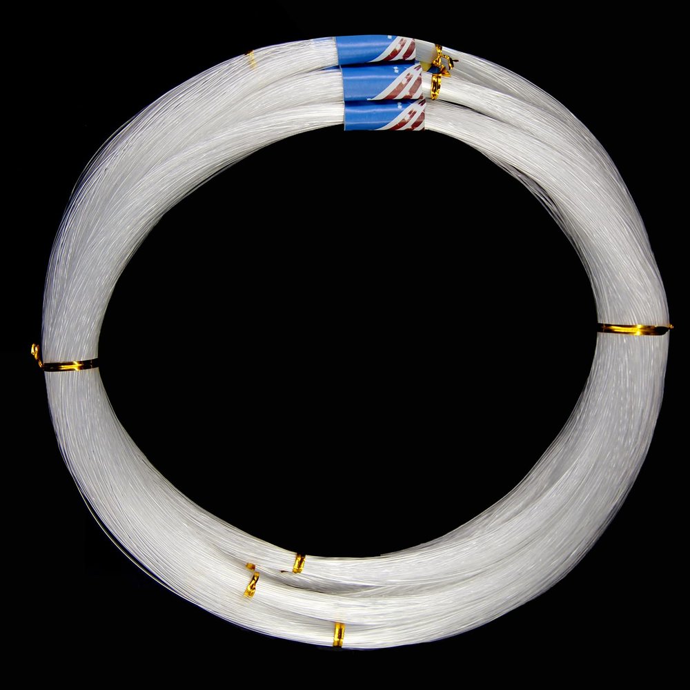 Fishing Line 547 Yard Monofilament Fishing Line Strong Invisible Line Clear Mono Nylon Fishing Leader Line for Saltwater Freshwater 1.3mm