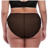 Elomi Women's Plus-Size Charley High Waist High Cut Leg Brief Underwear, Black, XXL view 3
