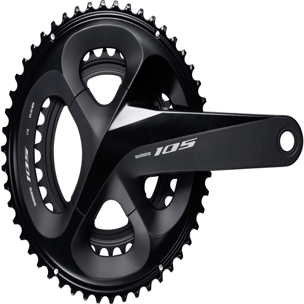 Shimano 105 Unisex's FCR7000E26L Bike Parts, Standard, 52/36 Teeth