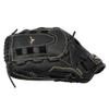 Mizuno GPM1255 Premier Series Slowpitch Softball Gloves, 12.5", Left Hand Throw, Black/Gold Tartan U web view 4