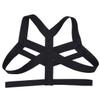 ACSUSS Men's Strong Nylon Body Chest Harness Club Wear Costumes Type A Black One Size view 3