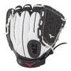 Mizuno GPP1105F3 Prospect Finch Series Youth Softball Gloves, 11", Left Hand, Right Hand: White/Black view 1
