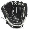 Mizuno GPP1105F3 Prospect Finch Series Youth Softball Gloves, 11", Left Hand, Right Hand: White/Black view 2