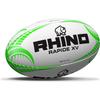 Rhino Rapide XV Rugby Ball, White/Green, Size 3 view 3