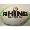 Rhino Rapide XV Rugby Ball, White/Green, Size 3 view 4