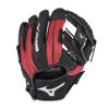 Mizuno GPP1000Y3RD Prospect Series PowerClose Baseball Gloves, 10", Left Hand, Black/Red Deep III Web view 1