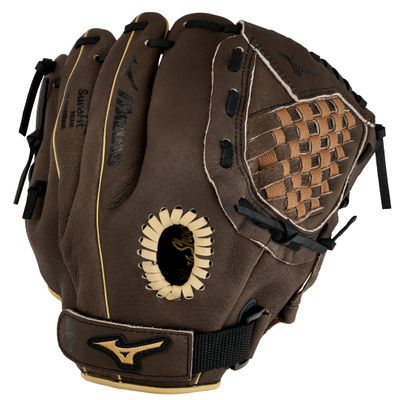Mizuno unisex teen 11" Prospect Series PowerClose Baseball Glove 11 , Brown Tartan Flex Web, US