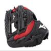Mizuno unisex-teen GPP1000Y3RD Prospect Series PowerClose Baseball Gloves, 10", Right Hand, Black/Red Deep III Web view 3