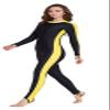 ShuoBeiter New Women Swimsuit Girls & Ladies Modest Jumpsuit Fitness One Piece Snorkeling Surfing Suit Jellyfish Wetsuit Swimming Costume (Yellow, 4XL) view 1