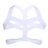 ACSUSS Men's Strong Nylon Body Chest Harness Club Wear Costumes Type A White One Size view 1