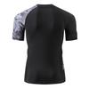 HUGE SPORTS Men's Splice UV Sun Protection UPF 50+ Skins Rash Guard Short Sleeves (Piracy, S) view 4