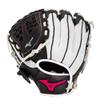 Mizuno GPP1005F3 Prospect Finch Series Youth Softball Gloves, 10", Left Hand Throw, White/Black/Pink Trident Web view 1