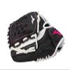 Mizuno GPP1005F3 Prospect Finch Series Youth Softball Gloves, 10", Left Hand Throw, White/Black/Pink Trident Web view 3