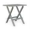 Camco 51692 Gray Large Adirondack Portable Outdoor Folding Side Table, Perfect for The Beach, Camping, Picnics, Cookouts and More, Weatherproof and Rust Resistant view 1