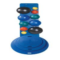 Cando MVP Balance System, 10-Ball Set with Rack, and 16", 20", 30" Diameter Boards