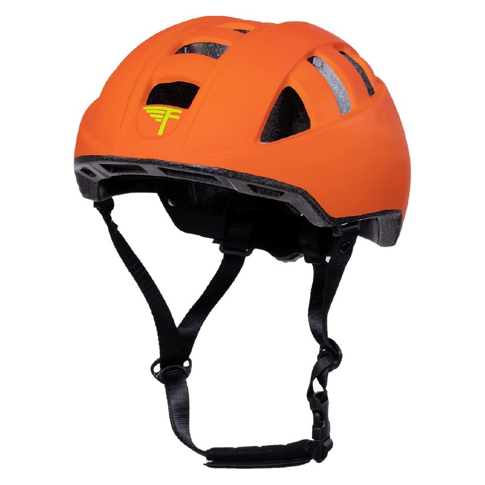 Flybar Kids Bike Helmet - Dual Certified Adjustable Dial, Skateboard Helmet, Roller Skating, Pogo, Electric Scooter, Snowboard, Youth and Toddler Helmet, Boys & Girls 3-14 (Orange,S)