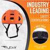 Flybar Kids Bike Helmet - Dual Certified Adjustable Dial, Skateboard Helmet, Roller Skating, Pogo, Electric Scooter, Snowboard, Youth and Toddler Helmet, Boys & Girls 3-14 (Orange,S) view 2