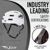 Flybar Bike Helmet- Multi Sport Dual Certified Adjustable Dial, Skateboard Helmet, Roller Skating, Pogo, Electric Scooter, Snowboard, Boys and Girls Kids- Adults Helmets (Splt,S-M) view 2