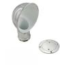 White Water 1350SK-W/6361S Marine 304 Stainless Steel and White Round Cowl Vent/Dorade Set, 3" Cowl Vent and 2-Hole Deck Plate for Boat, Yacht, Sailboat view 1