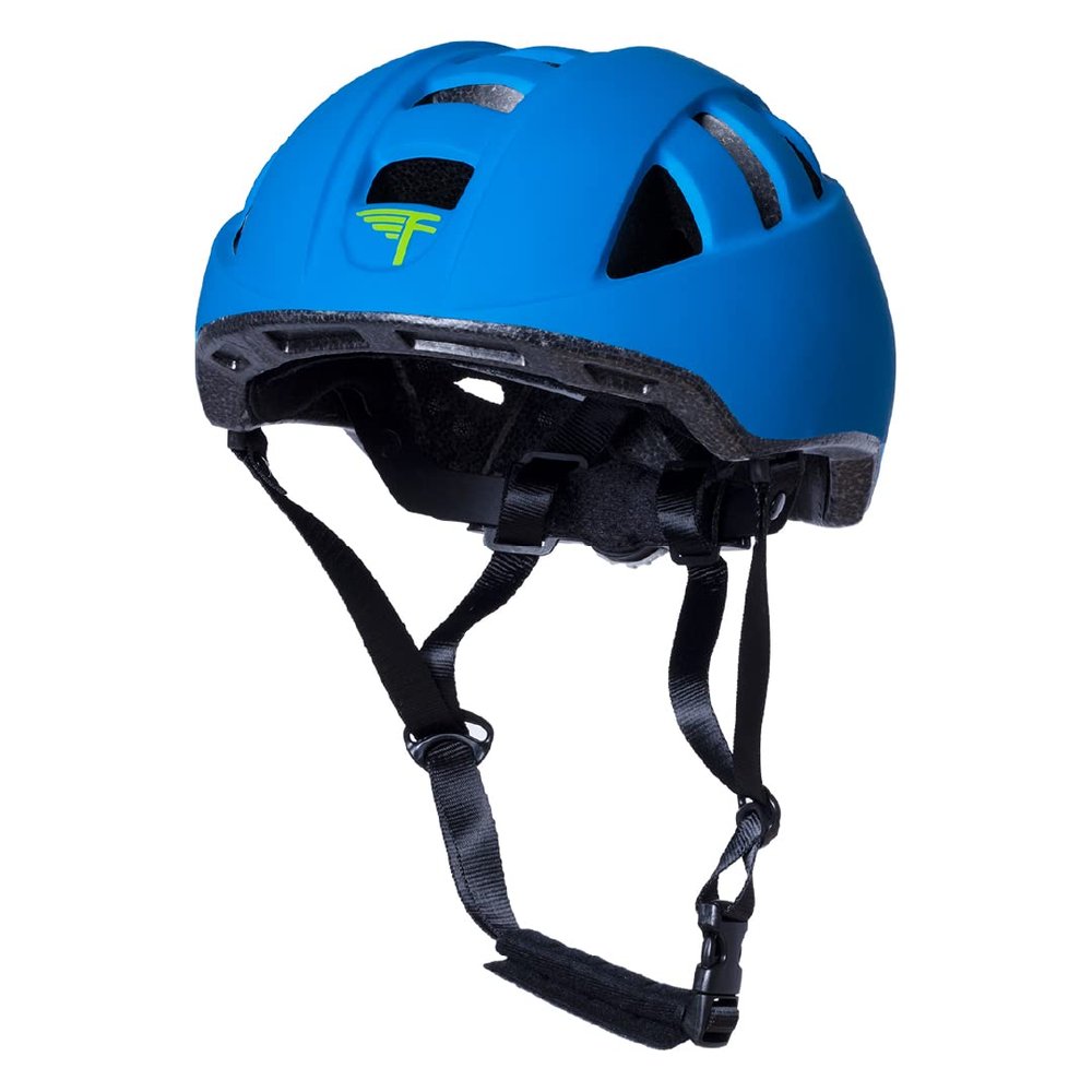 Flybar Kids Bike Helmet - Dual Certified Adjustable Dial, Skateboard Helmet, Roller Skating, Pogo, Electric Scooter, Snowboard, Youth and Toddler Helmet, Boys & Girls 3-14 (Blue,L)