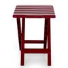 Camco 51684 Red Regular Adirondack Portable Outdoor Folding Side Table, Perfect for The Beach, Camping, Picnics, Cookouts and More, Weatherproof and Rust Resistant view 2