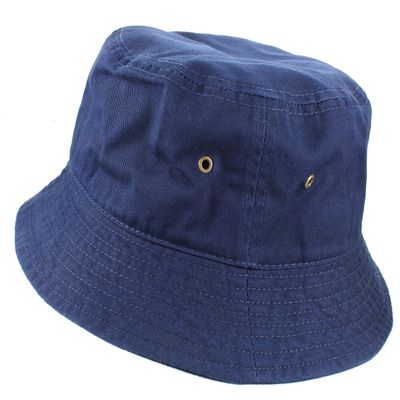 Gelante Toddlers Kids 100% Cotton Packable Sunmmer Sun Protection Bucket Cap Hat Navy