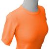YEMAK Women's Daily 1/2 Sleeve Slim-Fit Pullover Sweater Vintage Inspired,Light Orange,Medium view 2