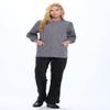Natural Uniforms Warm Up Scrub Jacket-Charcoal-3X-Large view 4