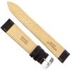 16mm Milano Brown Textured Genuine Italian Leather Stitched Watch Band XL 753 view 3