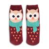 BambooMN Women's Fuzzy Christmas Socks - Warm Plush Holiday Gift - 3 Pairs - Asst G view 4