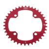 Dioche Narrow Wide Chainring, Single Chainring, 32/34/36/38 Carbon Steel Narrow Wide Chainring for BCD 104mm Speed Fat Mountain (38T-Red) view 1