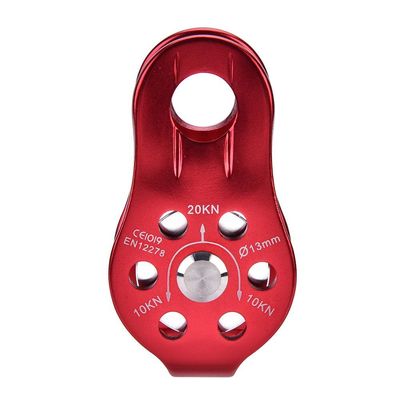 Heavy Duty, Rock Climbing Pulley, 20kN Certified Arborist Safety Gear with Aluminum Alloy Construction, Rappelling & Tree Wor