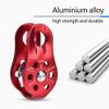 Heavy Duty, Rock Climbing Pulley, 20kN Certified Arborist Safety Gear with Aluminum Alloy Construction, Rappelling & Tree Wor view 4