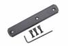 11 Slots Picatiny/Weaver Rail Section for KEYMOD Rail CNC Aluminum Black Anodized view 4