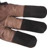 ArcheryMax Handmade Brown Leather Three Finger Archery Gloves (Brown, X-Large) view 2