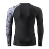 HUGE SPORTS Men's Splice UV Sun Protection UPF 50+ Skins Rash Guard Long Sleeves (Piracy, 3XL) view 4
