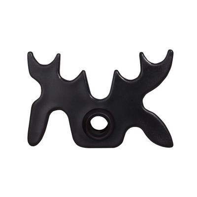 GSE Games & Sports Expert Black Plastic Slip-On Bridge Portable Moosehead Bridge Head, Pool Billiard Cue Bridge Head, Billiard Pool Cue Accessories for Pool Table (1-Pack)