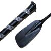 Jump Bat 18 Inch Riding Crop Horse and Rhinestone Decorated Handle (Black) view 1