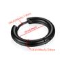 316L Surgical Stainless Steel Huggie Hoop Earrings 12mm Black Hypoallergenic Earrings Hoop Cartilage Helix Lobes Hinged Sleeper Earrings For Men Women(E03:12mm Black(THK 2.0mm)) view 2