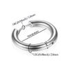 316L Surgical Stainless Steel Huggie Hoop Earrings 10mm Silver Hypoallergenic Earrings Hoop Cartilage Helix Lobes Hinged Sleeper Earrings For Men Women(C02:10mm Silver(THK 2.0mm)) view 2