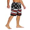 unitop Men's Board Shorts Swim Trunk Surfing Beach Board Shorts Black&Red-28 view 2