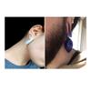00g gauges Plugs Tunnels Double Flare Silicone Screw Steel Stretching kit Black Men Set 00 Gauge 10mm view 2