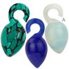 00g gauges Plugs Tunnels Double Flare Silicone Screw Steel Stretching kit Black Men Set 00 Gauge 10mm view 3