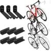 Venzo Bike Bicycle Cycling Pedal Wall Mount Indoor Storage Hanger Stand - Hook Rack Holder - with Tire Brackets - Great for Garage and Shed (3) view 1