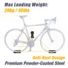Venzo Bike Bicycle Cycling Pedal Wall Mount Indoor Storage Hanger Stand - Hook Rack Holder - with Tire Brackets - Great for Garage and Shed (3) view 2