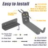 Venzo Bike Bicycle Cycling Pedal Wall Mount Indoor Storage Hanger Stand - Hook Rack Holder - with Tire Brackets - Great for Garage and Shed (3) view 3