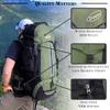 Duraton Hiking Backpack 75L - Internal Frame Pack With Rain Cover for Outdoor Backpacking Fishing Camping and Travel view 2